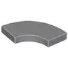 Image de Lego® 2x2 carreaux coin rond 27925 - 50 pièces gris bleuté foncé