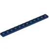 Image de Lego® 1x12 plaques 60479 - 10 pièces bleu foncé