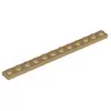 Image de Lego® 1x12 plaques 60479 - 10 pièces beige foncé