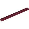 Image de Lego® 1x12 plaques 60479 - 1 pièce rouge foncé