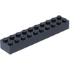 Image de Lego® 2x10 brique 3006 noir 10 pièces
