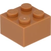 Image de Lego® 2x2 brique 3003 - 100 pièces Nougat moyen