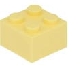Image de Lego® 2x2 brique 3003 - 1 pièce jaune clair