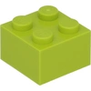Image de Lego® 2x2 brique 3003 - 1 pièce Lime