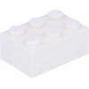 Image de Lego® brique 2x3 3002 - 10 pièces blanc