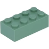 Image de Lego® brique 2x4 3001 - 250 pièces vert sable