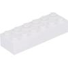 Image de Lego® 2x6 brique 2456 - 10 pièces blanc