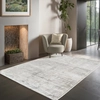 Image de Janelle Tapis Salon Viscose Fait Doux Gris