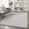 Image de Cosy Tapis Fourrure Doux Lavable Gris
