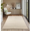 Image de Everest Tapis Salon Chambre Court Poil Doux Beige, 140 X 200 Cm