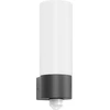 Image de CMD 63/BM Applique murale en acier inoxydable anthracite IP44 E27 avec détecteur de mouvement