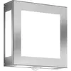 Image de CMD 42/BM : applique murale en acier inoxydable, IP44, E27, avec détecteur de mouvement