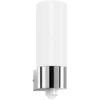 Image de CMD 43/BM Applique murale en acier inoxydable verre opale IP44 E27 avec détecteur de mouvement