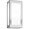 Image de CMD 34 Applique murale en acier inoxydable IP44 verre opale E27