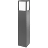 Image de CMD 9017 Lampadaire d'extérieur en aluminium anthracite IP54 E27, hauteur 65 cm