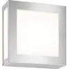 Image de CMD 17/BM Applique murale en acier inoxydable carrée IP44 E27 avec détecteur de mouvement