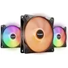 Image de be quiet! Light Wings LX 120mm PWM ventilateur, Pack de 3 ventilateurs, hub éclairé et pales dépolies pour des effets d'éclairage spectaculaires, 16 LED RGB adressables, 7 pales de ventilateur en occasion ou reconditionné