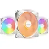 Image de be quiet! Light Wings LX 140mm PWM high-speed White ventilateur, Pack de 3 ventilateurs, hub éclairé et pales dépolies, des effets d'éclairage spectaculaires, 16 LED RGB, 9 pales de ventilateur en occasion ou reconditionné