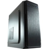 Image de LC Power Classic 7039B - MDT - ATX - pas d'alimentation - noir, aluminium brossé / noir - USB/audio (LC-7039B-ON)