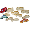Image de EDUPLAY 210-056 Figurines en bois Véhicules, nature, 12 pièces (1 set)