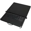 Image de Aixcase AIX-19K1UKDETB-B aixcase 19" Rack 1U Tastatur DE Trackball PS2&USB schwarz