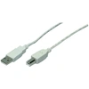 Image de LogiLink CU0009 Câble USB 2.0 LogiLink, USB-A - USB-B mâle, 5,0 m, gris