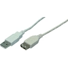 Image de Câble USB Logilink A -> A St/Bu 2m gris