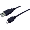 Image de LogiLink CU0014 Câble LogiLink USB 2.0, USB-A - USB Mini 5 broches mâle, 1,8 m