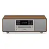 Image de Mini HiFi connecté Sonoro Prestige Noyer Argent avec lecteur CD WiFi - Neuf