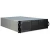 Image de Inter-Tech 3U-30255 Rack Noir, Acier inoxydable