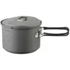 Image de ESBIT Kit de cuisson à l'alcool, casserole, aluminium, 1,5 l, aluminium, noir, aluminium, 15,4 cm