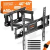Image de RICOO S6244 Support Mural TV 40 42 43 48 50 55 58 60 65 Pouces VESA 200x200 à VESA 400x400 Orientable Inclinable Rotatif Universel Fixation Murale TV en occasion ou reconditionné
