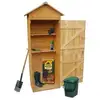 Image de Xxl Cabane De Jardin Cabane À Outils Cabane De Jardin À Toit Pointu, En Bois, 79 X 49 X 190 Cm, Cabane À Outils Cabane De Jardin - Melko