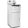 Image de Friteuse électrique Expondo Royal Catering - 16 l - 6000 W - 400 V - Meuble bas - Robinet de vidange -