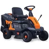Image de FUXTEC Tondeuse autoportée FX-RMR66, tracteur de pelouse 6 CV, largeur de coupe 66 cm, sac collecteur de 150 L, hauteur de coupe réglable, avec entonnoir pour éjection latérale
