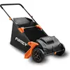 Image de Ramasseur de feuilles FUXTEC avec une largeur de travail de 530 mm, une profondeur de travail de 0-40 mm, un bac de ramassage d'environ 100 litres et un poids net de 6,5 kg