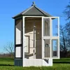 Image de Voliere Cage A Oiseaux En Bois De Haute Qualite 100 X 180 X 100 Cm Modele Luise 309