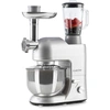 Image de Klarstein Robot Patissier Multifonctions, Batteur sur Socle, Bol 5L, Robot Cuisine 1800W, Blender 1.5L, Robot Multifonction Petrin Boulangerie, Hachoir à Viande, Batteur Electrique Cuisine, 6 Vitesses
