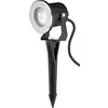 Image de Projecteur extérieur LCD Licht Creativ Design, modèle LB25, en aluminium moulé sous pression, de couleur noire, avec culot GU10, puissance maximale de 35W