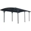 Image de Westmann - Aluminium Toiture Ronde Carport Bergen Anthracite