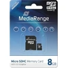 Image de MediaRange SD MicroSD Card 8GB SD CL.10 incl. adaptateur