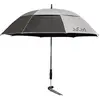 Image de Parapluie télescopique avec tige JuCad Windproof & Window Argenté 140 cm JS3WPW-SI