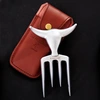 Image de Holster en cuir STEAK CHAMP pour BULL FORK - Clip de ceinture