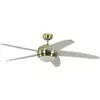 Image de Ventilateur De Plafond Melton Laiton / Blanc