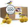 Image de 100 boulettes Lyra Pet® toutes saisons avec filet, 90 g chacune = 9 kg