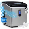 Image de Klarstein Machine a Glacons pour la Maison, Capacité de 3,3L, Fabrique Rapidement Jusqu'à 15kg de Glacons en 2 Tailles Différentes, Machine à Glaçons, Ice Maker avec Alarme Securité, Facile à Nettoyer