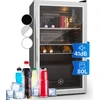 Image de Klarstein Mini Frigo de Chambre et Bureau pour Boisson, Petit Frigo Silencieux, Refrigerateur Mini Bar 80L, Petit Réfrigérateur Camping, Étagères Réglables pour le Vin, Cannette, Beer Fridge
