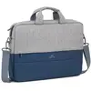 Image de Rivacase 7532 39,6 cm (15.6 ) Malette Bleu, Gris - Neuf