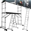 Image de Chafaudage Plateforme Multifonctions 4-en-1 Capacité De Charge Jusqu'à 150 Kg