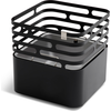 Image de höfats CUBE Corbeille à feu Tabouret noir